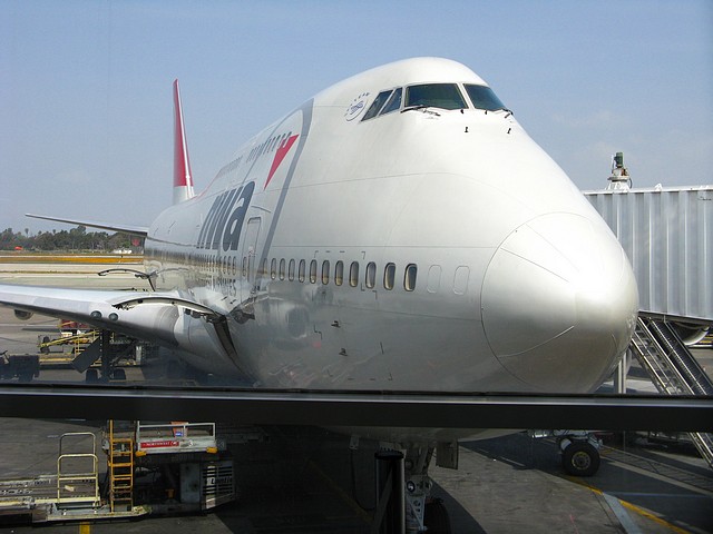 NWA 747 at LAX