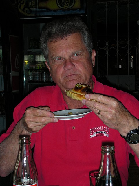 Eating an Empanada