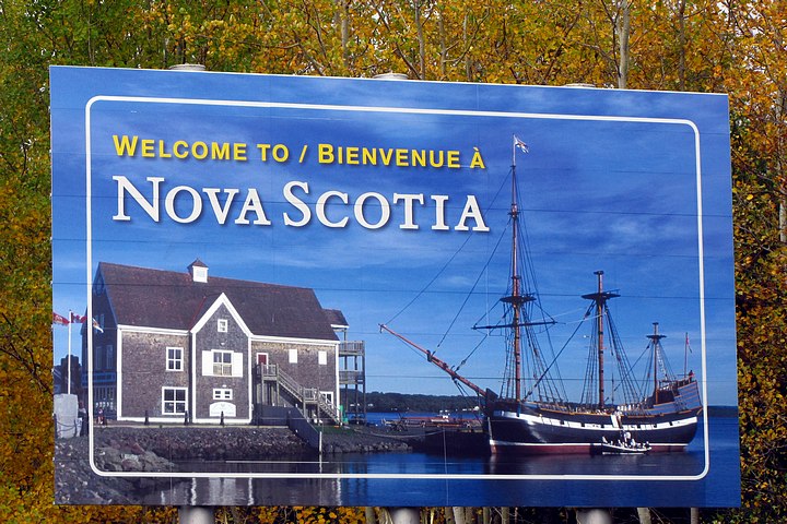 Nova Scotia Welcome Sign