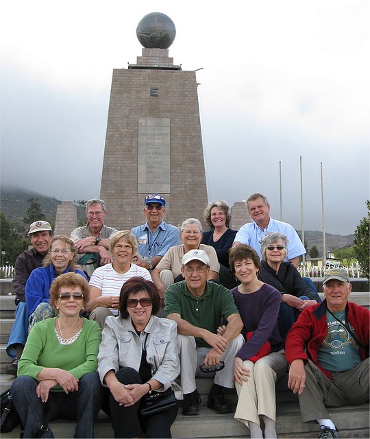 OAT Group at the Equator Monument