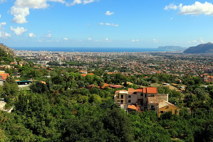 Palermo from Monreale and Mount Caputo