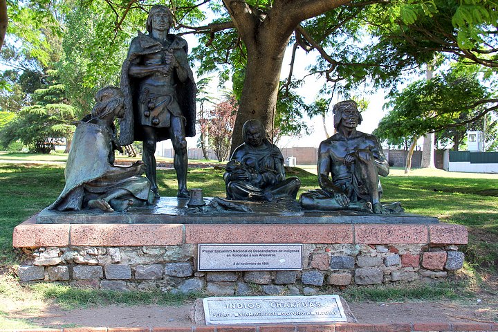 Indios Charruas Monument at Prado Park 