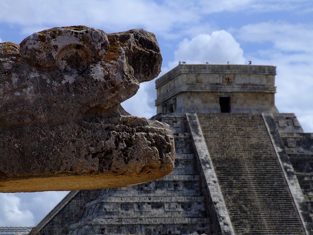 El Castillo from the Jaguar