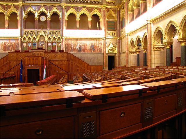 Upper Hall of Hungarian Parliament