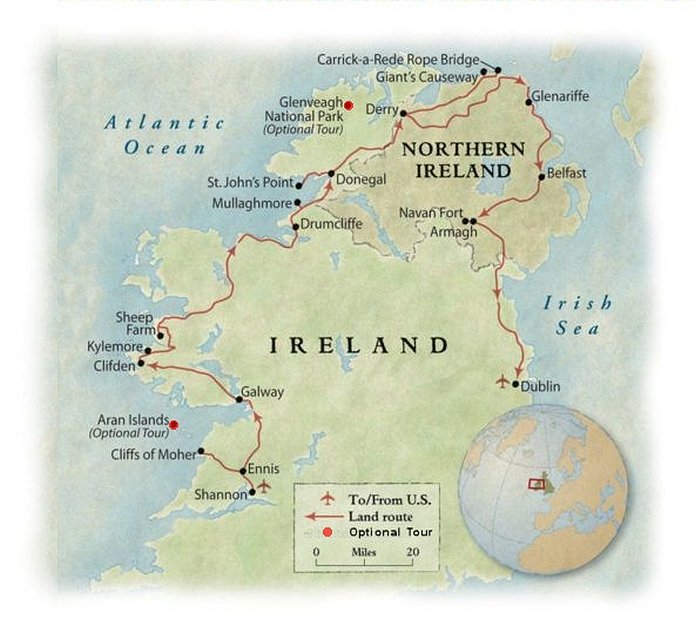 OAT Tour Map