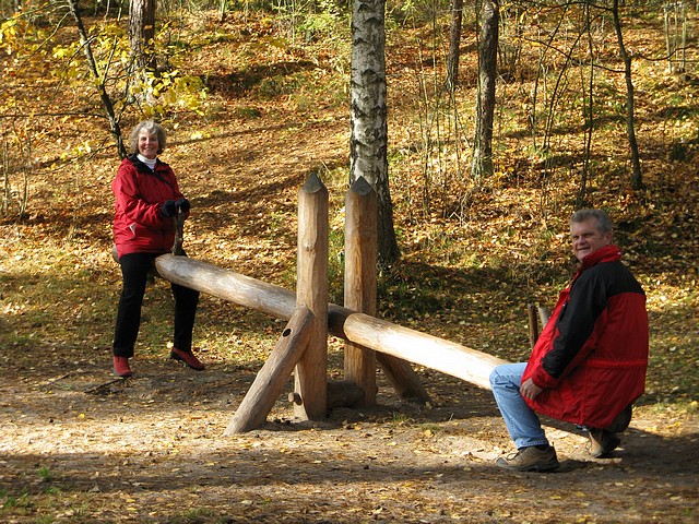 Gennie and Vic at the Open Air Museum