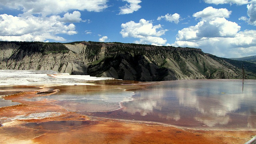 Mammoth Hot Springs Terraces