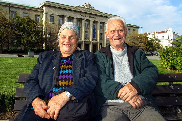 Enjoying the Sun-Freedom Square