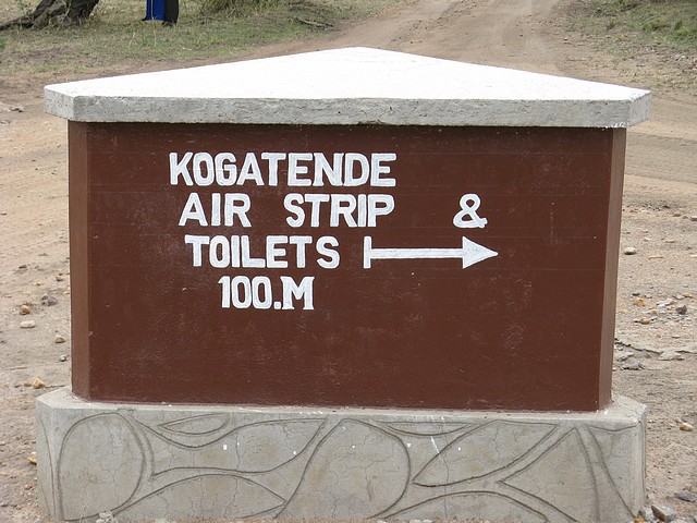 Sign Outside Airport