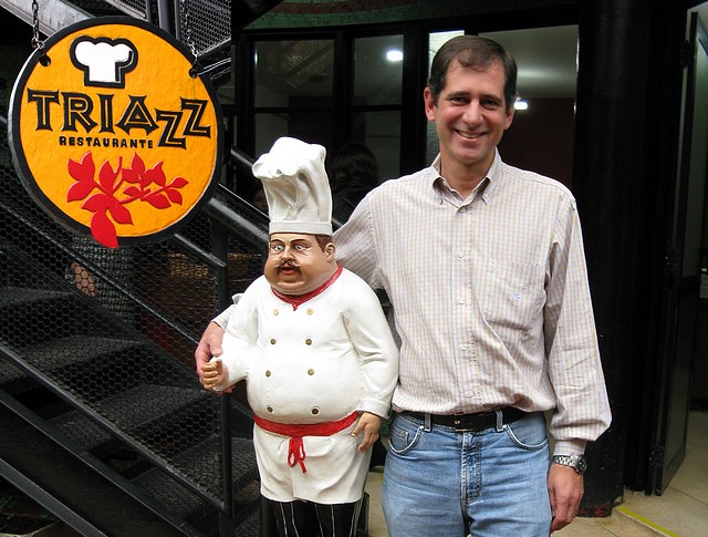 Oswaldo at His Restaurant
