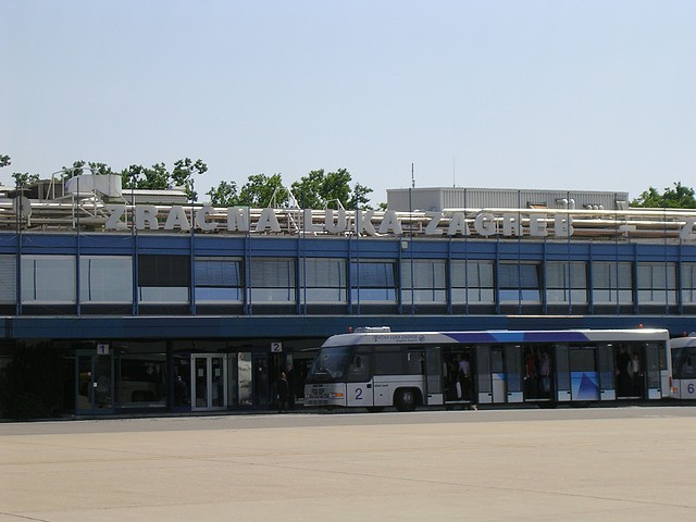Airport in Zagreb, Croatia