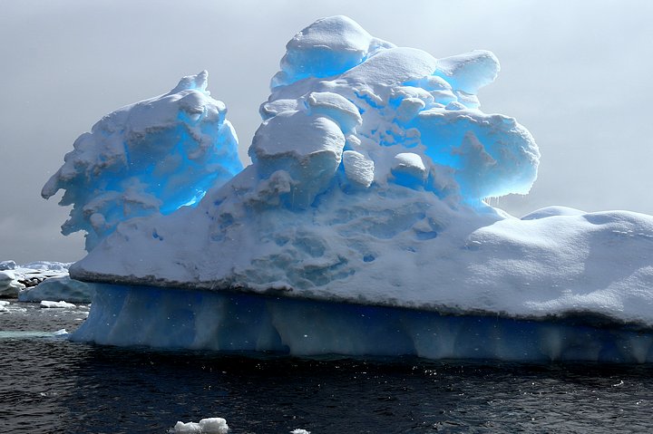 Sun Through Iceberg on Pleneau Bay