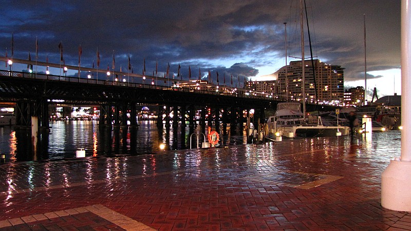 Sunset over Darling Harbour