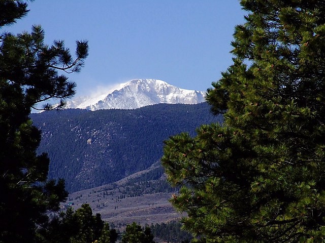Pikes Peak from our House