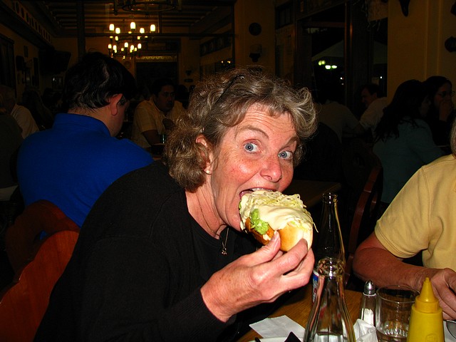 Gennie at Dinner