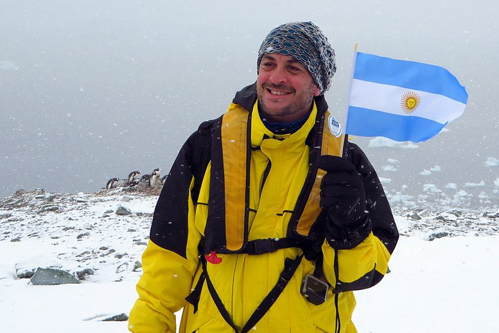 Seba with Argentinian Flag