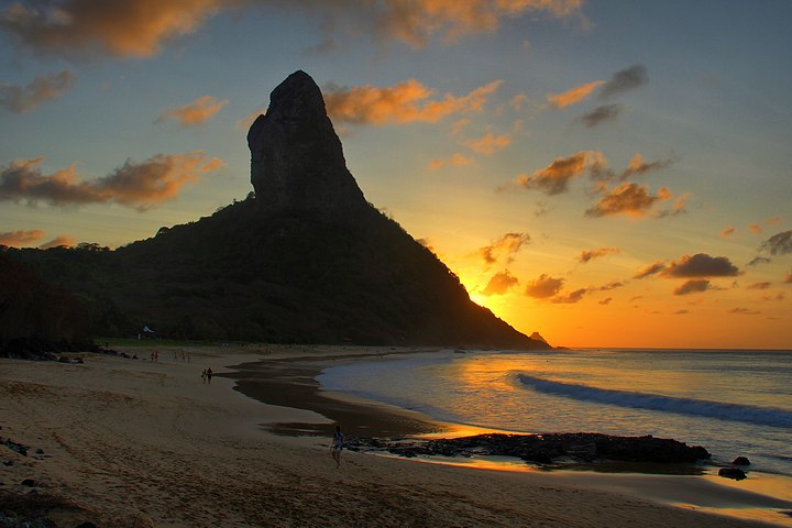 Sunset Over Morro do Pico