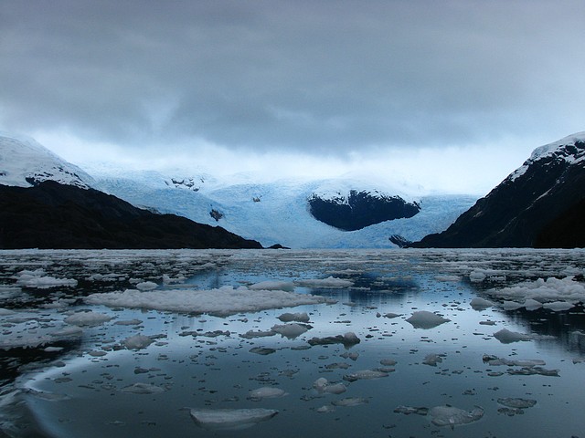 Part of Calvo Glacier