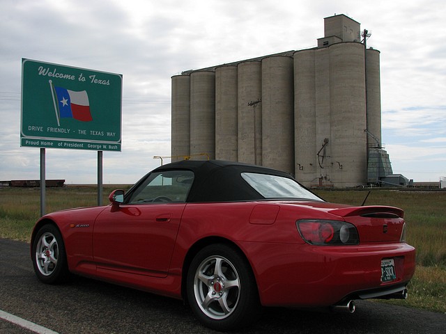 Entering Texas