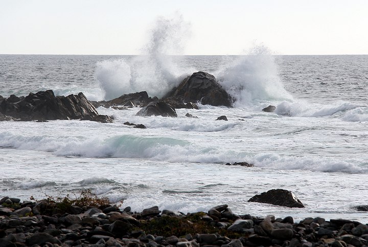Crashing Surf in Cape Breton Island