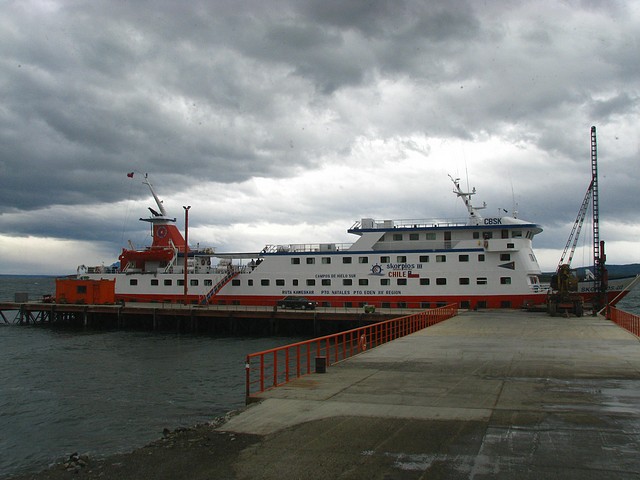 Skorpios III at Puerto Natales