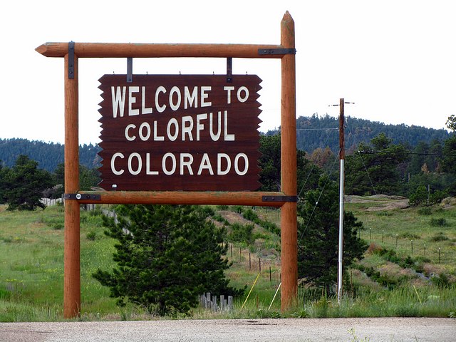 Entering Colorful Colorado
