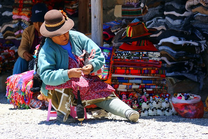 Woman Spinning at Patahuasi