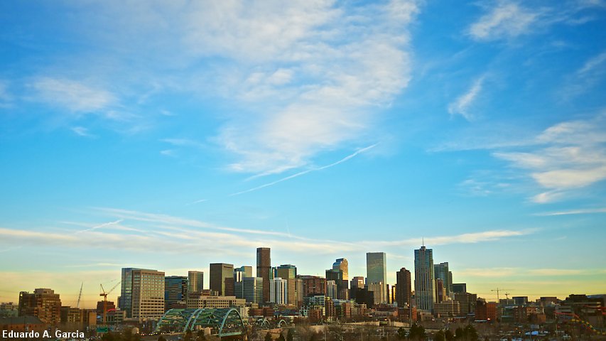 Denver Skyline by EAG