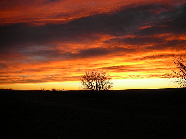 Sunrise over Colorado