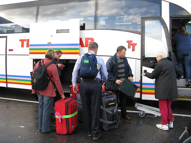 Our First Bus Trip From the Airport