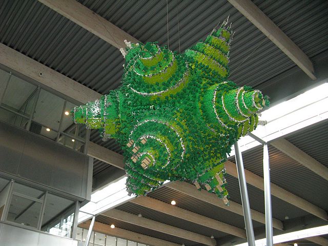 Lego Display at the Airport