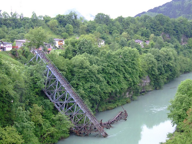 Jablanica Collapsed Bridge