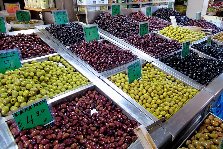 Olives at Kapani Market