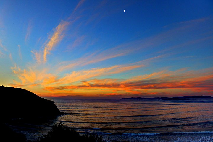 Sunset over Chiloé Island