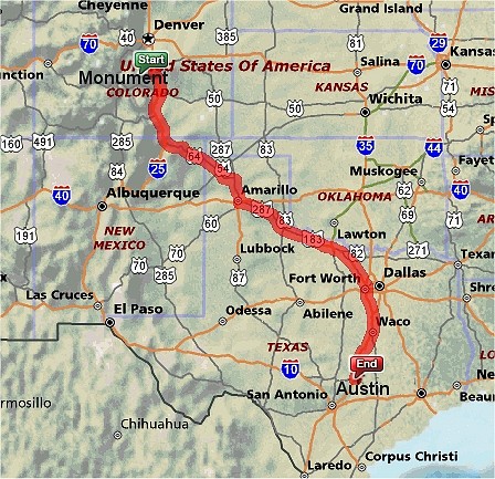 Map of the Route