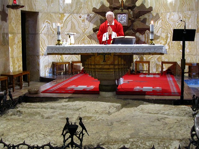 Mass at Garden of Olives Church