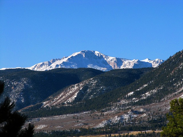 Pikes Peak the Day Before We Left