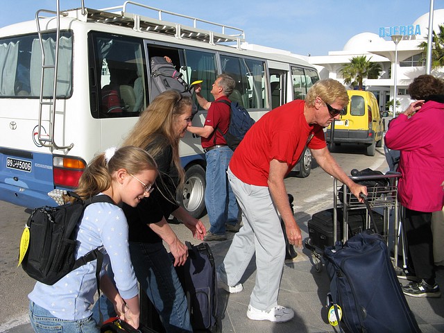 Unloading the Luggage
