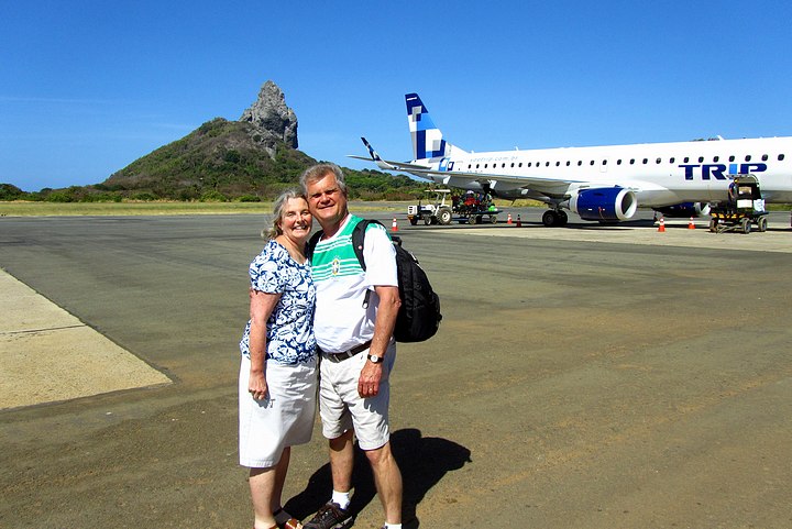 Landing in Fernando de Noronha