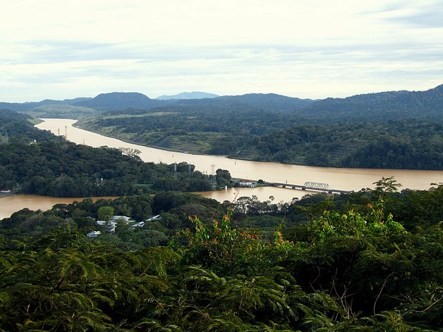 Chagres River and Panama Canal