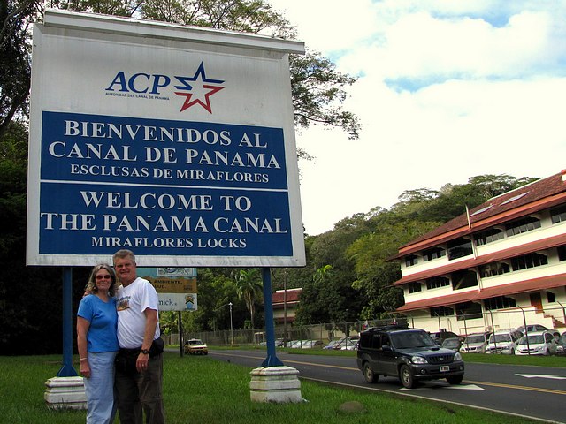 Miraflores Lock Entrance
