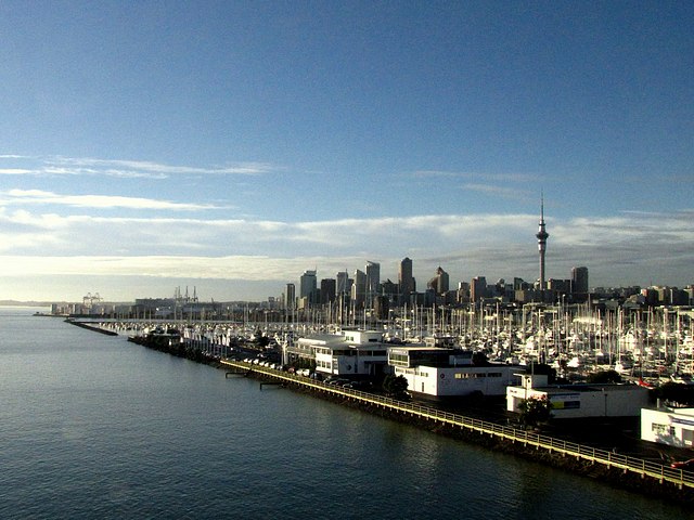 Auckland from the Harbour Bridge