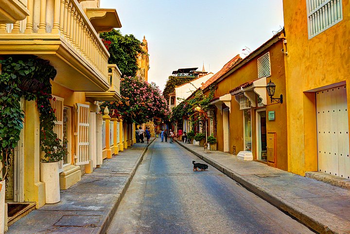 Sunset on Cartagena Street