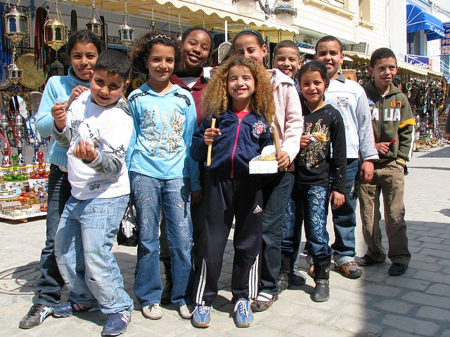 Children in Nabeul
