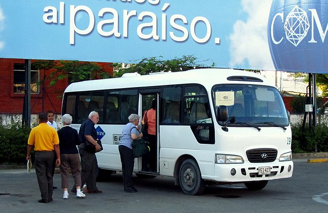 Getting into Our Bus