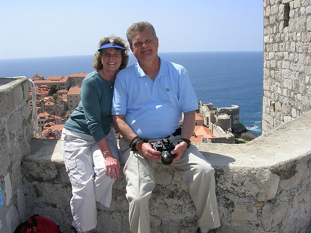 Gennie and Vic on City Wall