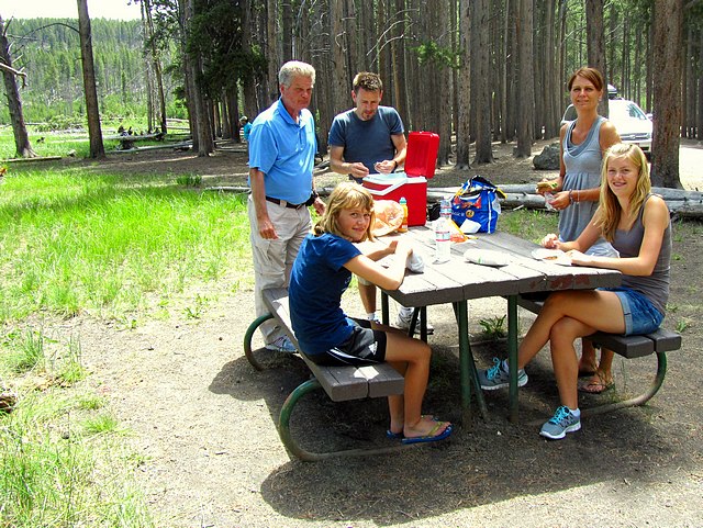 Picnic Lunch in Whiskey Flats