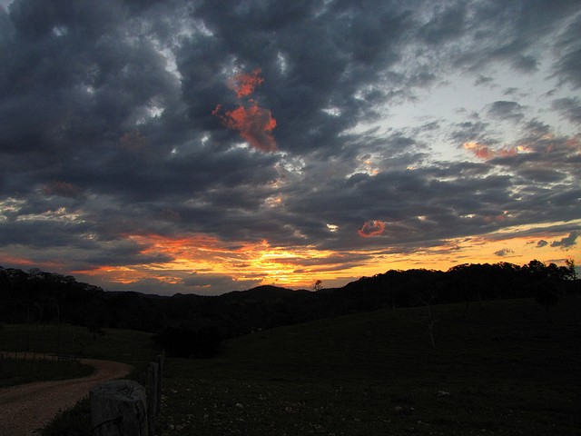 Sunset over the Pantanal