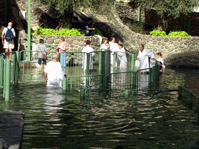 Baptism in the River Jordan 
