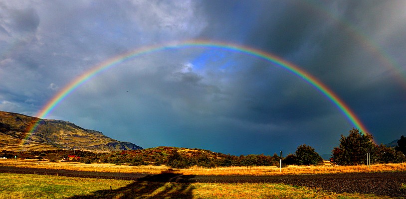Rainbow Over Torres del Paine